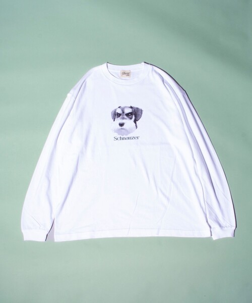 GLOSTER（グロスター）の「【GLOSTER/グロスター】DOG&CAT 犬猫プリントロンT（Tシャツ/カットソー・メンズ・ホワイト系その他2/ホワイト系その他3/ホワイト系その他4/ホワイト系その他5/ホワイト系その他6/ホワイト系その他・S/M/L）」の10枚目の写真