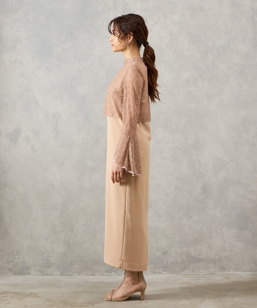 セール】ブラウス付マルチWAYIラインパーティードレス 結婚式 お呼ばれ