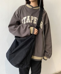【Un】【it】【Lilamusant(リラミュゾン)】ニュースペーパーバッグ コットン キャンバス ヴィンテージ ショルダー