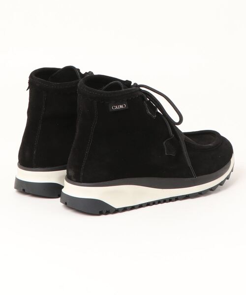 GAIMO(ガイモ)の「【GAIMO/ガイモ】レザースニーカー ブーツ スエード(スニーカー・レディース・スモークピンク/カーキ/ブラック・38/36/37)」の4枚目の写真