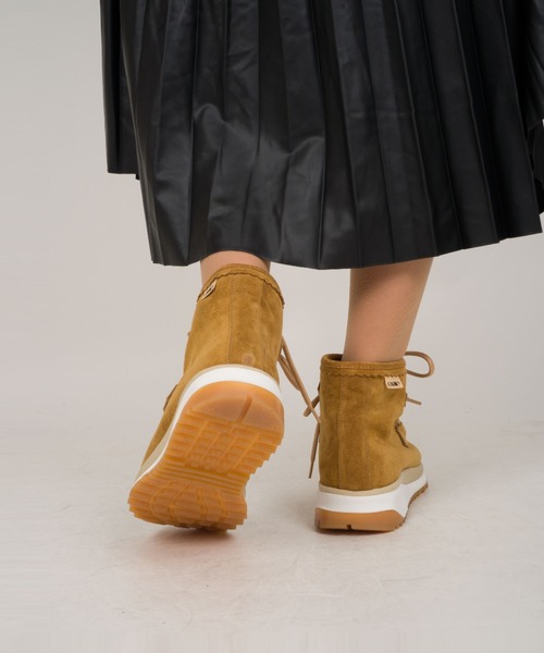 GAIMO(ガイモ)の「【GAIMO/ガイモ】レザースニーカー ブーツ スエード(スニーカー・レディース・スモークピンク/カーキ/ブラック・38/36/37)」の21枚目の写真