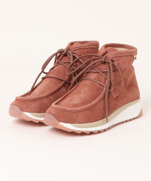 GAIMO(ガイモ)の「【GAIMO/ガイモ】レザースニーカー ブーツ スエード(スニーカー・レディース・スモークピンク/カーキ/ブラック・38/36/37)」の22枚目の写真