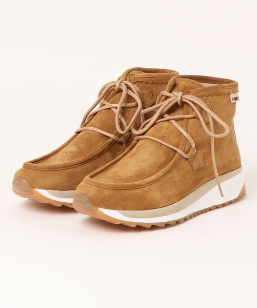 GAIMO(ガイモ)の「【GAIMO/ガイモ】レザースニーカー ブーツ スエード(スニーカー・レディース・スモークピンク/カーキ/ブラック・38/36/37)」の11枚目の写真