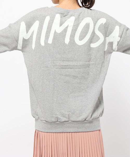 OUTLET（アウトレット）の「【CAPRICIEUX LE'MAGE】MIMOSAバックPTスエット（Tシャツ/カットソー・レディース・ホワイト/グレー・FREE）」の9枚目の写真