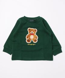 Moujonjon | くまサガラ刺繍裏毛トレーナー(スウェット)
