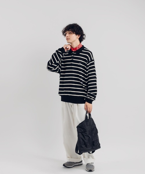 MUHET(ミュエータ)の「アソートニットポロシャツ(ポロシャツ・レディース・ボルドー/ネイビー/チャコールグレー/ブラック/ブラウン/カーキ・X-LARGE/MEDIUM)」の20枚目の写真