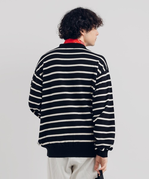 MUHET(ミュエータ)の「アソートニットポロシャツ(ポロシャツ・レディース・ボルドー/ネイビー/チャコールグレー/ブラック/ブラウン/カーキ・X-LARGE/MEDIUM)」の18枚目の写真