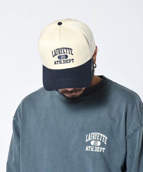 Lafayette（ラファイエット）の「LFYT ラファイエット [Lafayette] - 2トーン スナップバックキャップ [ATHLETICS 2TONE SNAPBACK CAP]（キャップ・メンズ・チャコールグレー/ナチュラル・ONE SIZE）」の12枚目の写真