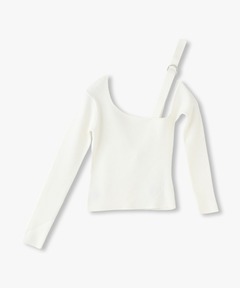 NIKE Women's Tight Scoop-Back Long-Sleeve Mini-Rib Top