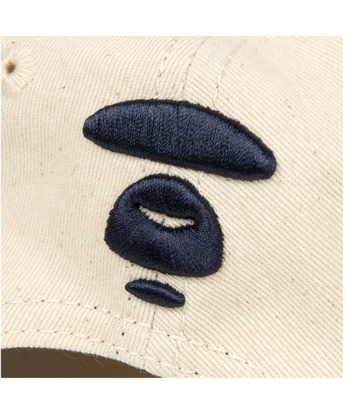 AAPE BY A BATHING APE（エーエイプバイアベイシングエイプ）の「AAPE CAP（キャップ・メンズ・アイボリー/ネイビー・FREE）」の5枚目の写真