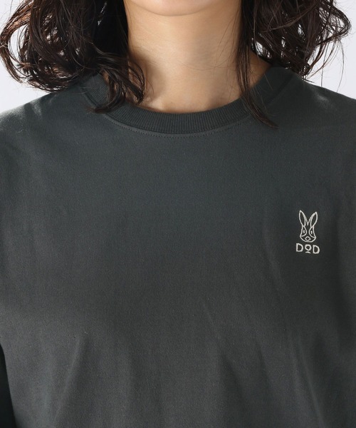 niko and...(ニコアンド)の「【DOD(ディーオーディー)】コラボニコイラスティーノプルオーバー(Tシャツ/カットソー・レディース・アイボリー/ベージュ/チャコール・LARGE/MEDIUM)」の13枚目の写真