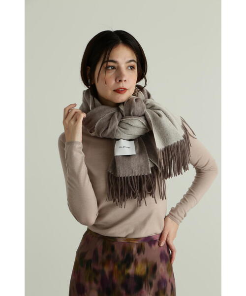 JILL STUART(ジルスチュアート)の「◆リバーシブルストール(ストール/ショール・レディース・ブラウン/グレー/ベージュ・フリ-)」の16枚目の写真