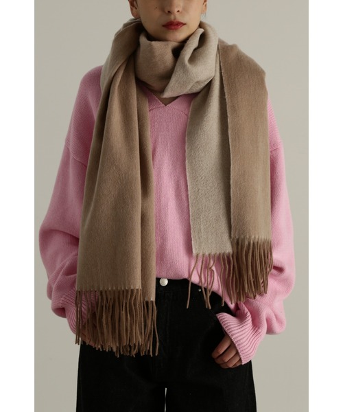 JILL STUART(ジルスチュアート)の「◆リバーシブルストール(ストール/ショール・レディース・ブラウン/グレー/ベージュ・フリ-)」の20枚目の写真