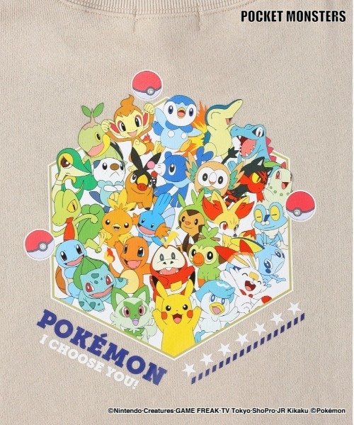 Right-on(ライトオン)の「ポケモンスウェット(スウェット・キッズ・ライム/グリーン/オフホワイト/ブラック/レッド/パープル/グレー/ベージュ・140/130/120/110)」の19枚目の写真