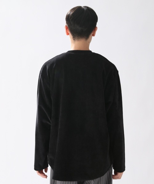 NUMERALS（ヌメラルズ）の「[NUMERALS]カットコールモックTシャツ（Tシャツ/カットソー・メンズ・ベージュ/ブラック・LARGE/MEDIUM）」の9枚目の写真