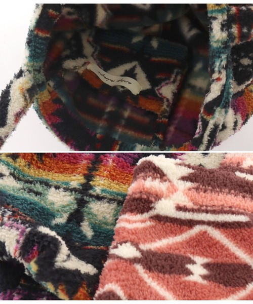 anap mimpi（アナップミンピ）の「オルテガ フリース ボア トートバック（トートバッグ・レディース・ブラック/ピンク・FREE）」の13枚目の写真