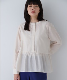 human woman | ◆綿シルクローンウォッシャブルブラウス(シャツ/ブラウス)