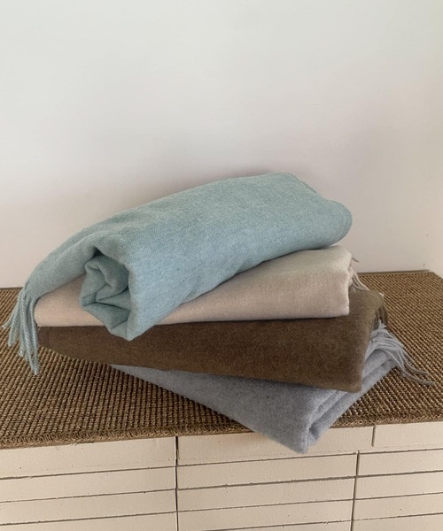 URBAN RESEARCH DOORS（アーバンリサーチドアーズ）の「なめらかプレーンストール（マフラー・レディース・ミント/グレー/オートミール/ブラウン系その他・-）」の9枚目の写真