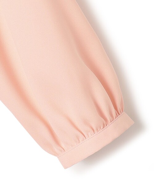 23区（ニジュウサンク）の「【洗える】バックサテンアムンゼン ボウタイ付き ブラウス（シャツ/ブラウス・レディース・ホワイト系/ネイビー系/ピンク系・40/38）」の15枚目の写真