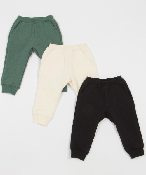 petit main(プティマイン)の「やわらかカットキルトパンツ(その他パンツ・キッズ・アイボリー/カーキ/チャコール・100cm/80cm/90cm/110cm)」の9枚目の写真