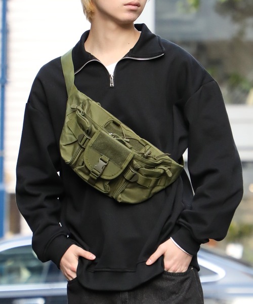 セール】【SETUP7】ミリタリーユーティリティショルダーバッグ ボディ