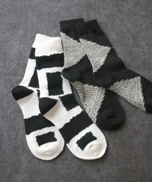 KIVISDOU（キビスドウ）の「【2足セット】 KIVISDOU  ウーレンライク　クルーソックス　 レディース 靴下（ソックス/靴下・レディース）」