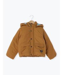 Samansa Mos2 Lagom | フード取り外し中綿ジャケット(ノーカラージャケット)