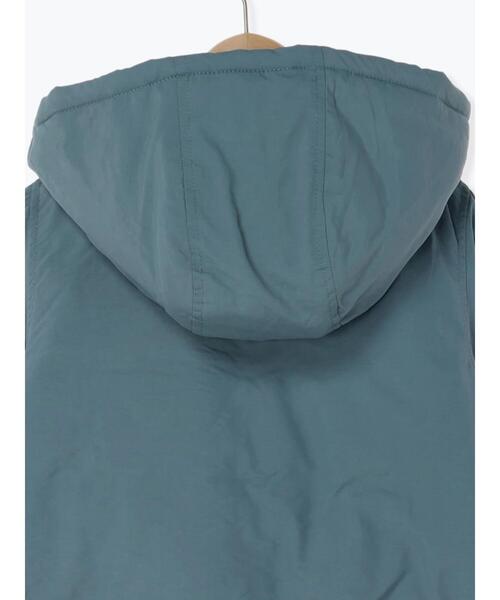 Samansa Mos2 Lagom（サマンサモスモスラーゴム）の「フード取り外し中綿ジャケット（ノーカラージャケット・キッズ・キャメル/グリーン・大(L)/中(M)/特(XL)/小(S)）」の6枚目の写真