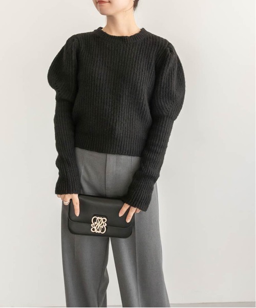 RANDA 衿付きパフニット RANDA（ランダ）の「衿付きパフニット（ニット/セーター）」 - WEAR