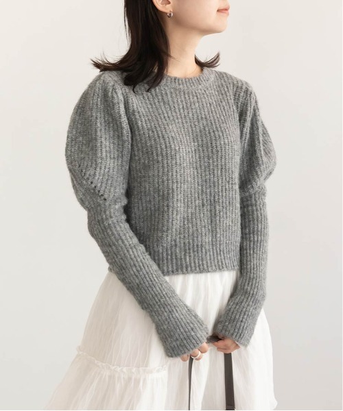 RANDA（ランダ）の「衿付きパフニット（ニット/セーター）」 - WEAR