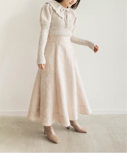 RANDA（ランダ）の「衿付きパフニット（ニット/セーター・レディース・ベージュ/グレー/ブラック・FREE）」の21枚目の写真