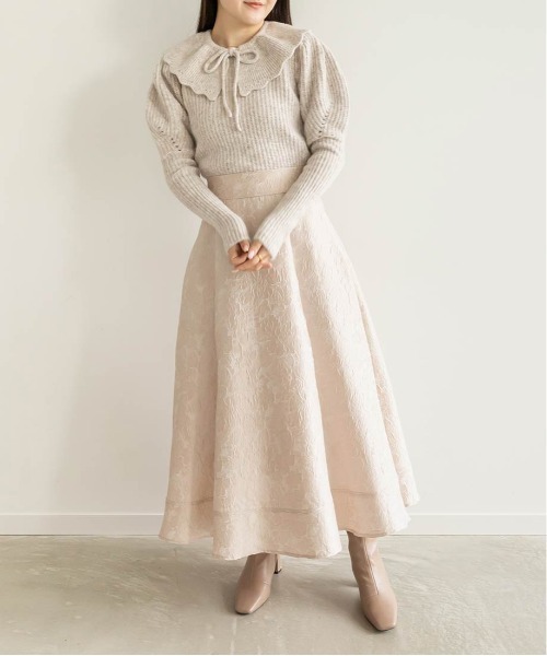 RANDA（ランダ）の「衿付きパフニット（ニット/セーター・レディース・ベージュ/グレー/ブラック・FREE）」の20枚目の写真