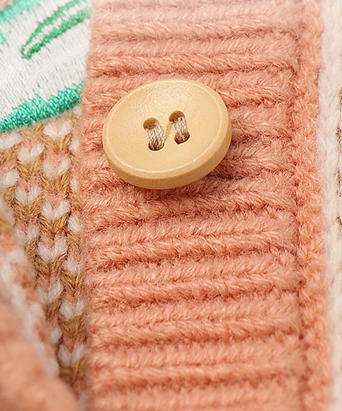 aimoha（アイモハ）の「【aimoha-KIDS-】子供服　前あきかわいいニットベスト（ベスト・キッズ・グレー/ピンク/オフホワイト・100/90/110/120/130/140/80）」の14枚目の写真