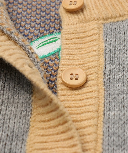 aimoha（アイモハ）の「【aimoha-KIDS-】子供服　前あきかわいいニットベスト（ベスト・キッズ・グレー/ピンク/オフホワイト・100/90/110/120/130/140/80）」の18枚目の写真