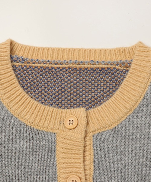 aimoha（アイモハ）の「【aimoha-KIDS-】子供服　前あきかわいいニットベスト（ベスト・キッズ・グレー/ピンク/オフホワイト・100/90/110/120/130/140/80）」の19枚目の写真
