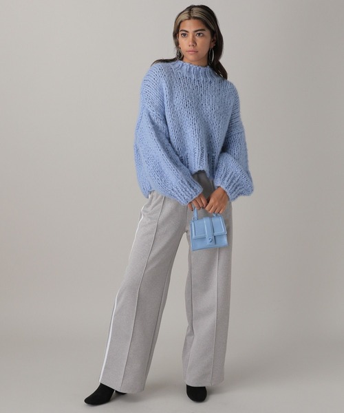 FOREVER 21(フォーエバー トゥエンティーワン)の「ラインワイドパンツ(その他パンツ・レディース・グレー/ブラック・MEDIUM/SMALL)」の10枚目の写真