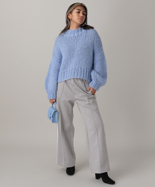 FOREVER 21(フォーエバー トゥエンティーワン)の「ラインワイドパンツ(その他パンツ・レディース・グレー/ブラック・MEDIUM/SMALL)」の12枚目の写真