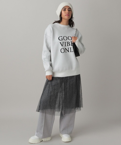 FOREVER 21(フォーエバー トゥエンティーワン)の「ラインワイドパンツ(その他パンツ・レディース・グレー/ブラック・MEDIUM/SMALL)」の16枚目の写真