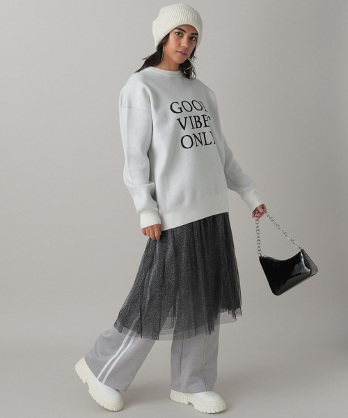 FOREVER 21(フォーエバー トゥエンティーワン)の「ラインワイドパンツ(その他パンツ・レディース・グレー/ブラック・MEDIUM/SMALL)」の17枚目の写真