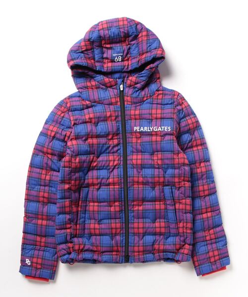 PEARLY GATES パーリーゲイツナイロンジャケットチェック柄ゴルフ