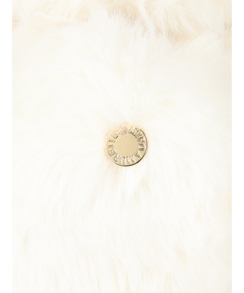 MIRO AMURETTE（ミロアミュレット）の「circle charm ecofur bag/チャーム付きエコファーバック（ハンドバッグ・レディース・ブラウン/ホワイト・FREE）」の17枚目の写真