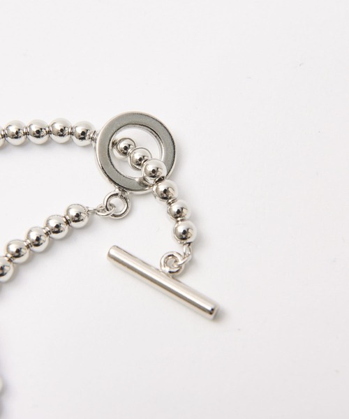 La boutique BonBon（ラブティックボンボン）の「メタルボールロングネックレス（ネックレス・レディース・シルバー・FREE）」の3枚目の写真