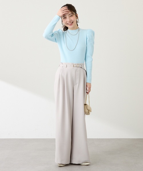 La boutique BonBon（ラブティックボンボン）の「メタルボールロングネックレス（ネックレス・レディース・シルバー・FREE）」の6枚目の写真