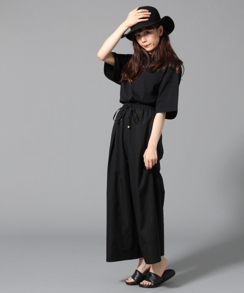 HARE（ハレ）の「ワイドポケットＴシャツ(HARE)（Tシャツ/カットソー・レディース・オフホワイト/グレー/カーキ/ブラック・FREE）」の6枚目の写真