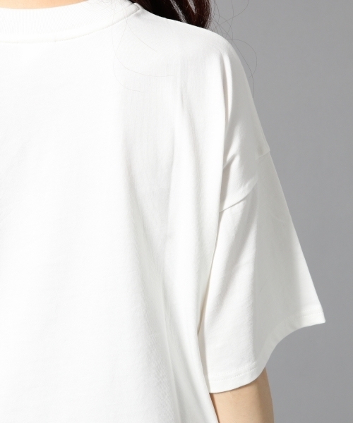 HARE（ハレ）の「ワイドポケットＴシャツ(HARE)（Tシャツ/カットソー・レディース・オフホワイト/グレー/カーキ/ブラック・FREE）」の11枚目の写真