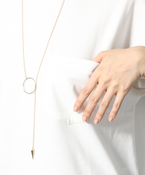 HARE（ハレ）の「ワイドポケットＴシャツ(HARE)（Tシャツ/カットソー・レディース・オフホワイト/グレー/カーキ/ブラック・FREE）」の14枚目の写真