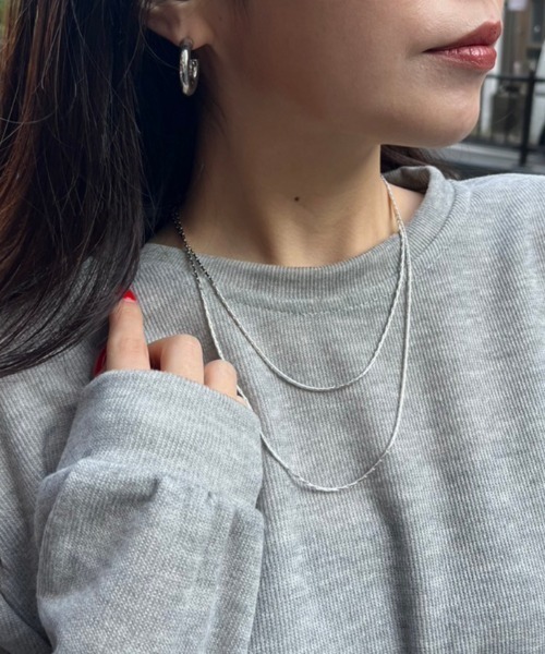 BROTHERHOOD（ブラザーフッド）の「【earyear】ルミノス スパイラル ネックレス（ネックレス・レディース・シルバー/ゴールド・SMALL/MEDIUM）」の2枚目の写真