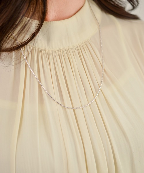 BROTHERHOOD（ブラザーフッド）の「【earyear】ルミノス スパイラル ネックレス（ネックレス・レディース・シルバー/ゴールド・SMALL/MEDIUM）」の13枚目の写真
