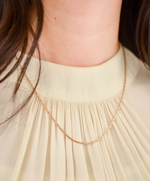 BROTHERHOOD（ブラザーフッド）の「【earyear】ルミノス スパイラル ネックレス（ネックレス・レディース・シルバー/ゴールド・SMALL/MEDIUM）」の20枚目の写真