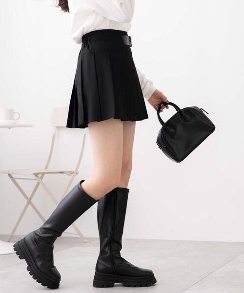 BAGUS3150 様//TravisMathew プリーツ　スカパン　スカート セール】WEGO/バックル付プリーツスカパン（スカート）｜WEGO